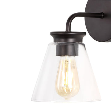 Kondo Modern Farmhouse Iron LED Vanity - JONATHAN Y